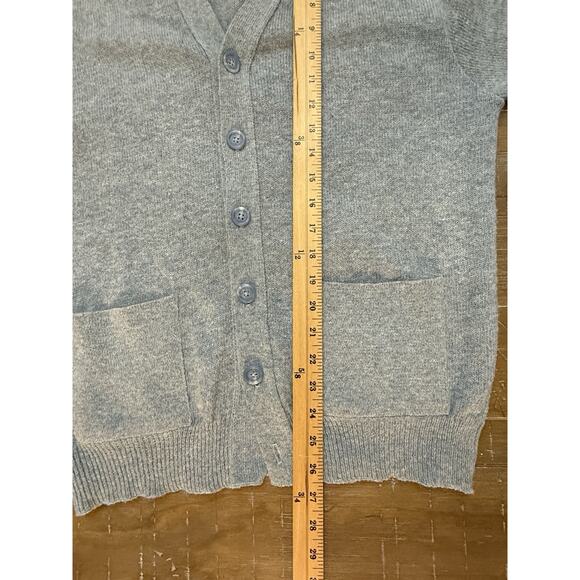 Vintage Lord Jeff Made In The USA Cardigan Grampacore Medium Baby Blue - Picture 8 of 10